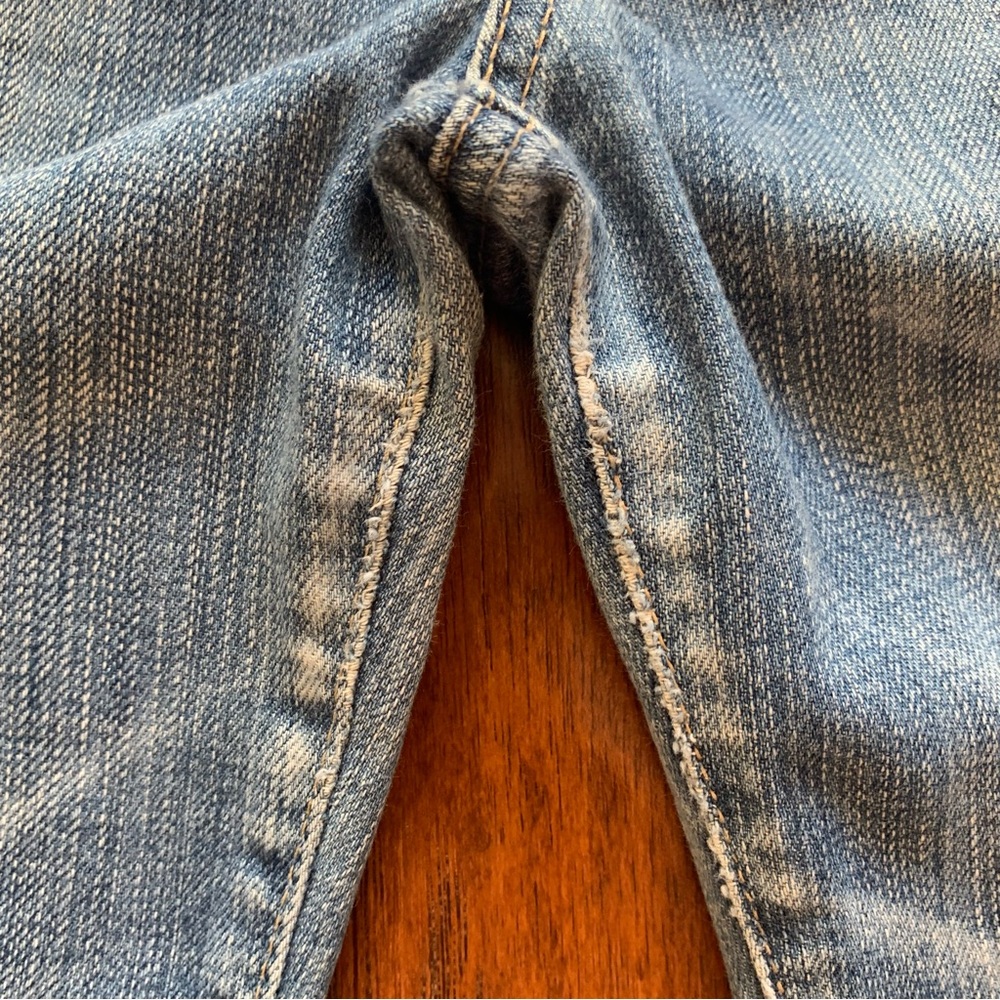 AG Adriano Goldschmied The Beau Cropped Jeans | Size 24 | Mid Blue - Picture 9 of 12